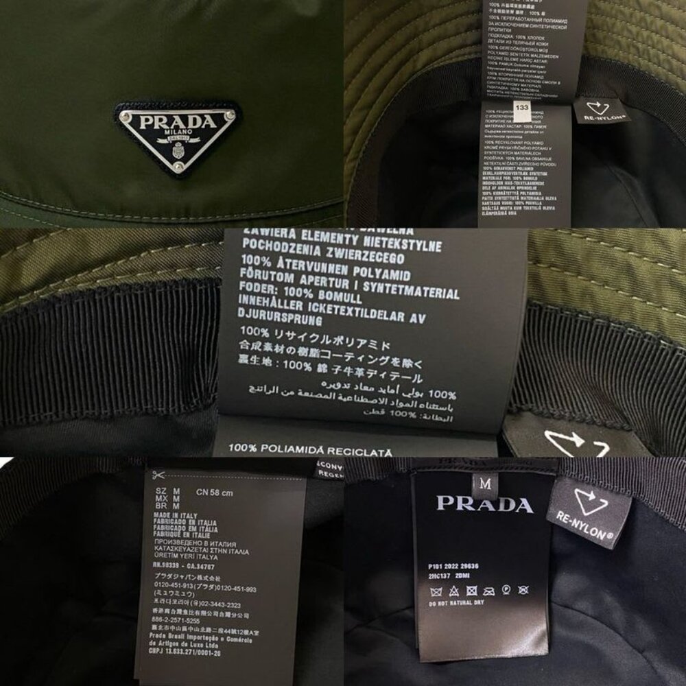Prada Re-nylon Bucket Hat Triangle - Picture 2 of 6